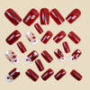 12 Sizes-24 Pcs Press On Nails Y1663