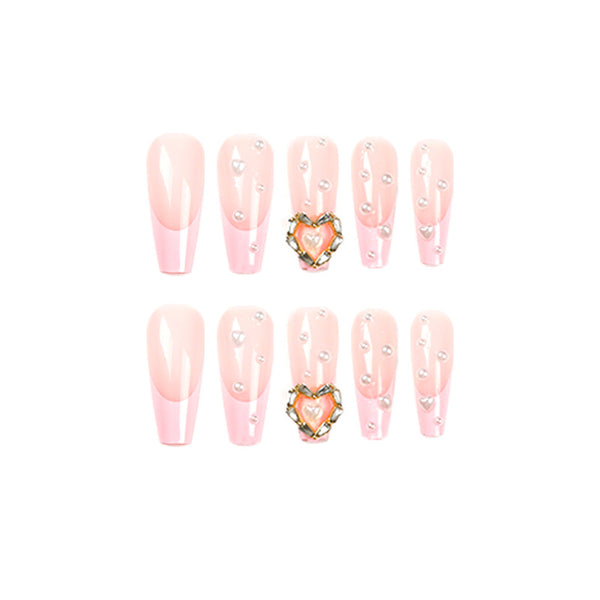 12 Sizes-24 Pcs Press On Nails JP1615