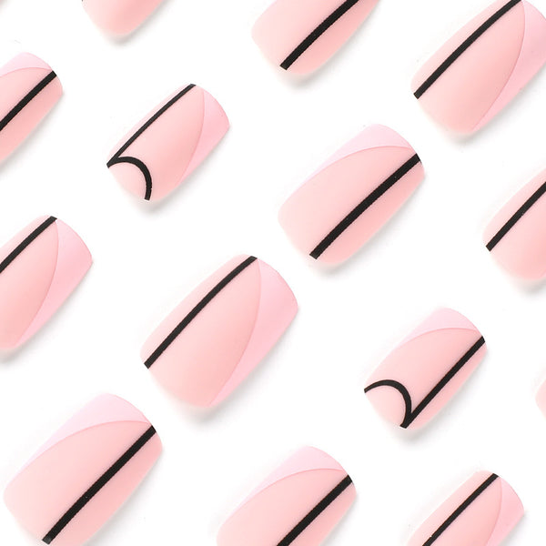 12 Sizes-24 Pcs Press On Nails JP2397