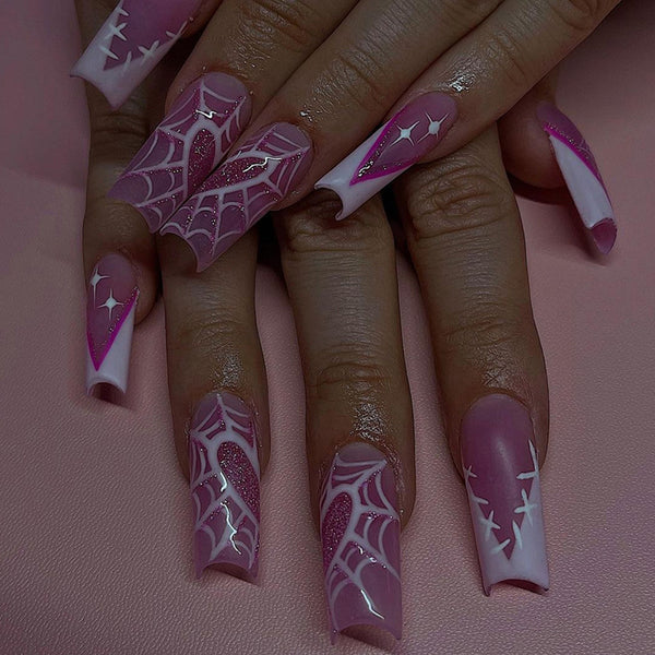 12 Sizes-24 Pcs Press On Nails W942