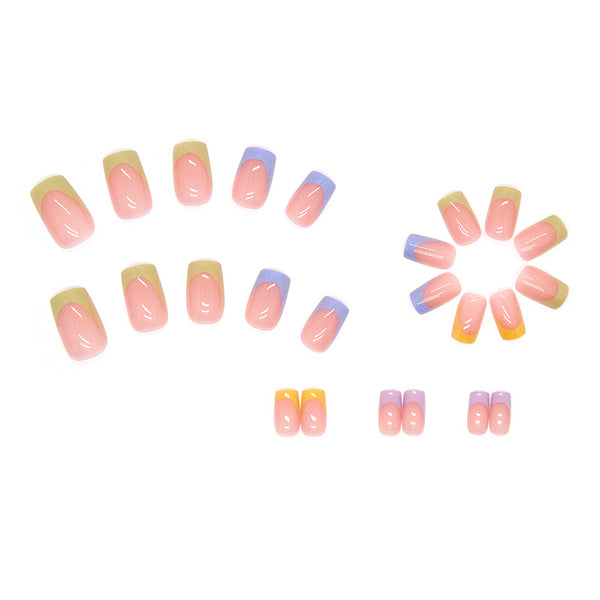 12 Sizes-24 Pcs Press On Nails W143