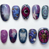 12 Sizes-24 Pcs Press On Nails W2031