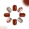 12 Sizes-24 Pcs Press On Nails C600