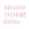 12 Sizes-24 Pcs Press On Nails JP1468