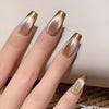 12 Sizes-24 Pcs Press On Nails MY060