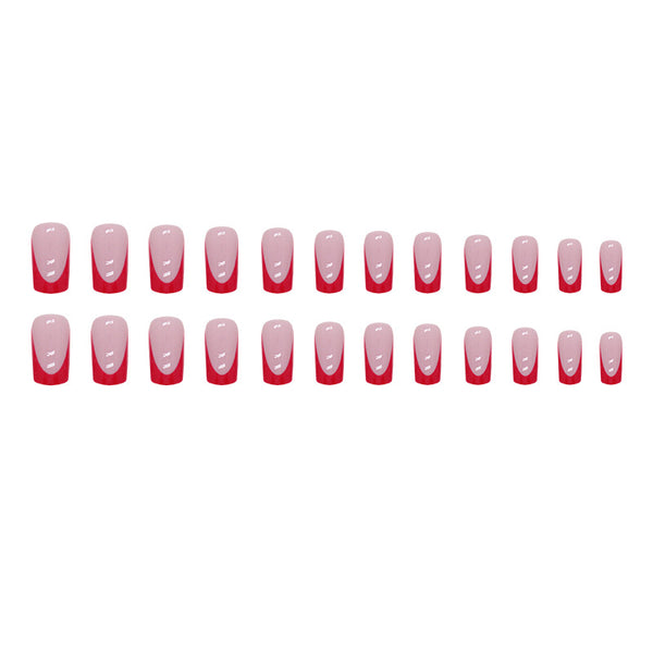 12 Sizes-24 Pcs Press On Nails W1364