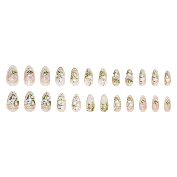 12 Sizes-24 Pcs Press On Nails Z961