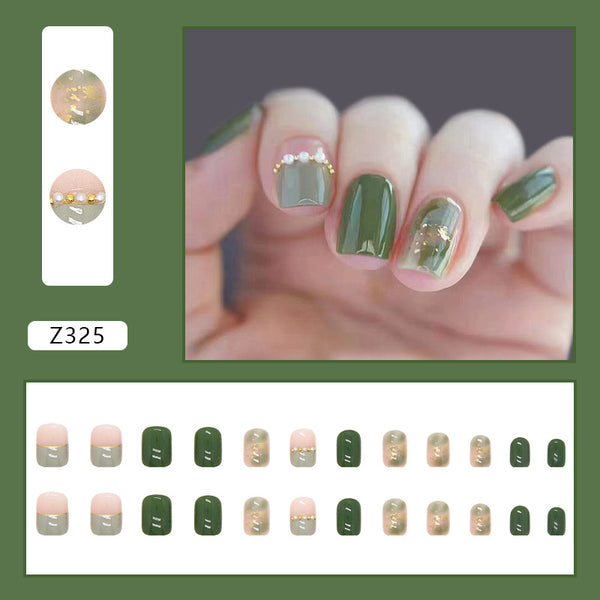 12 Sizes-24 Pcs Press On Nails Z321