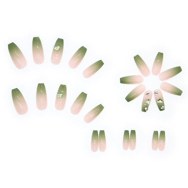 12 Sizes-24 Pcs Press On Nails Z329