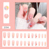 12 Sizes-24 Pcs Press On Nails Z321
