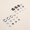 12 Sizes-24 Pcs Press On Nails F046