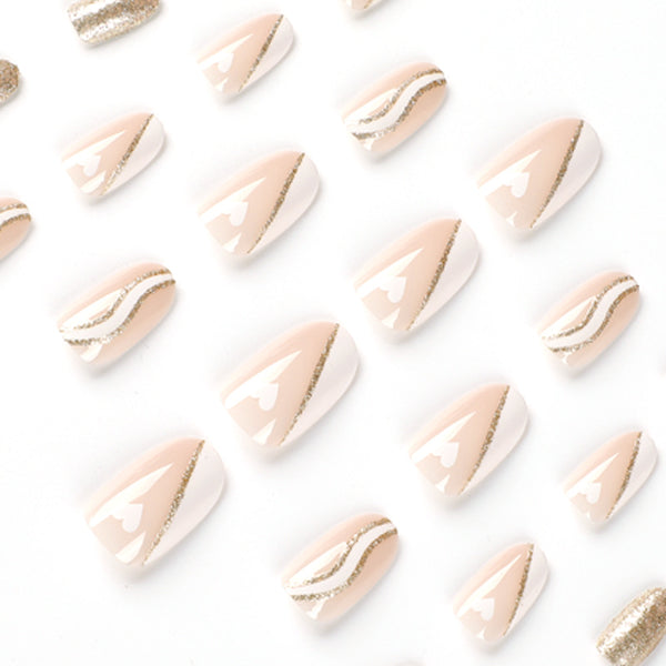 12 Sizes-24 Pcs Press On Nails JP2145
