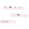 12 Sizes-24 Pcs Press On Nails JP4049