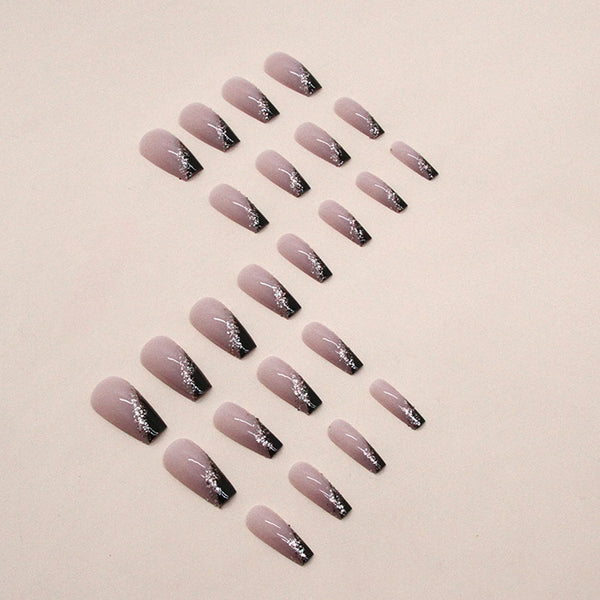 12 Sizes-24 Pcs Press On Nails W1191
