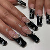 12 Sizes-24 Pcs Press On Nails JP1567