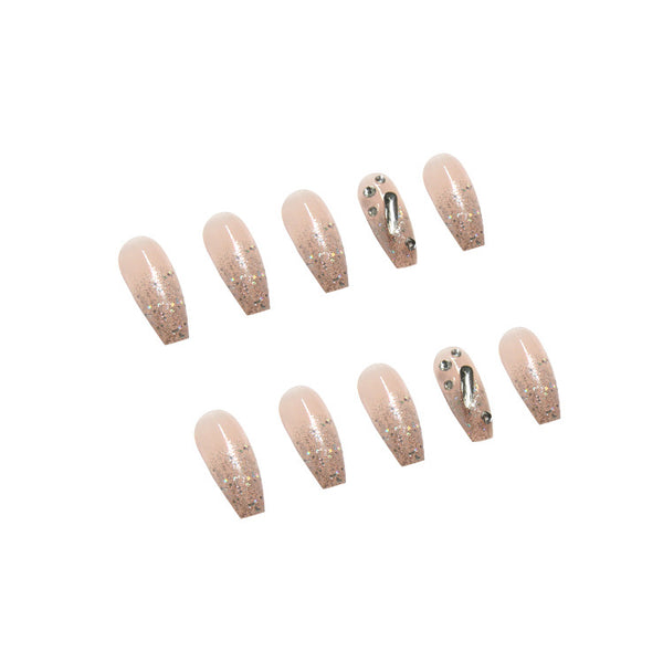 12 Sizes-24 Pcs Press On Nails Z076