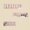 12 Sizes-24 Pcs Press On Nails Y1208