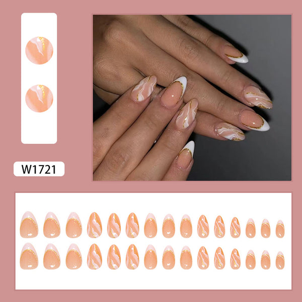 30 Pcs Press On Nails W1721