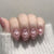 Almond Medium Oval Pink Press on Nails