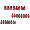 12 Sizes-24 Pcs Press On Nails JP4132