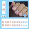 12 Sizes-24 Pcs Press On Nails W1106