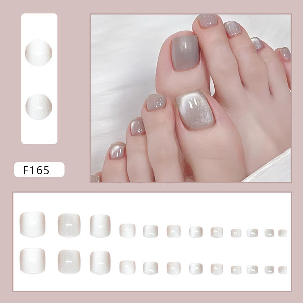 12 Sizes-24 Pcs Press On Nails F165