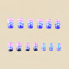 12 Sizes-24 Pcs Press On Nails Y433-1