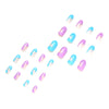 12 Sizes-24 Pcs Press On Nails JP1349