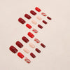 12 Sizes-24 Pcs Press On Nails W761