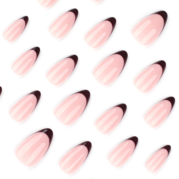 12 Sizes-24 Pcs Press On Nails JP4162