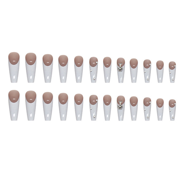 12 Sizes-24 Pcs Press On Nails Z804