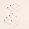 12 Sizes-24 Pcs Press On Nails W515