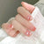 12 Sizes-24 Pcs Press On Nails R907