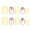 12 Sizes-24 Pcs Press On Nails JP3921