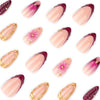 12 Sizes-24 Pcs Press On Nails JP4181
