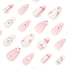 12 Sizes-24 Pcs Press On Nails JP3915