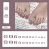 12 Sizes-24 Pcs Press On Nails F137