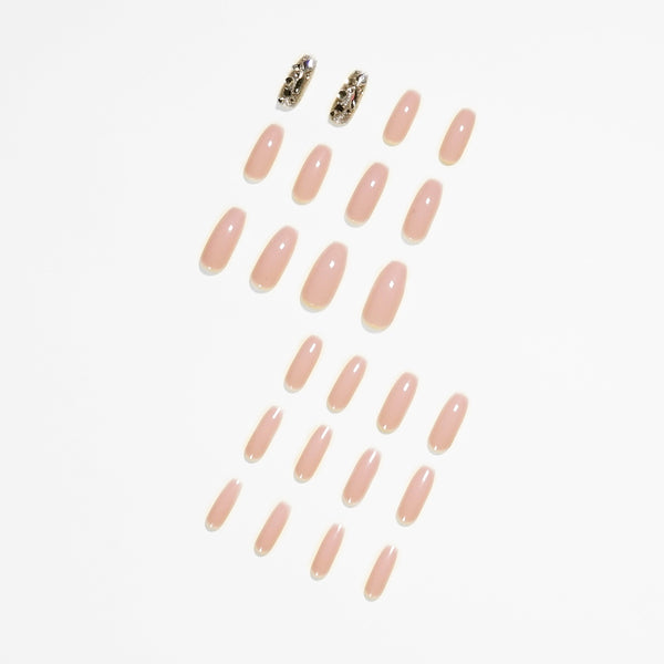 12 Sizes-24 Pcs Press On Nails JP1356