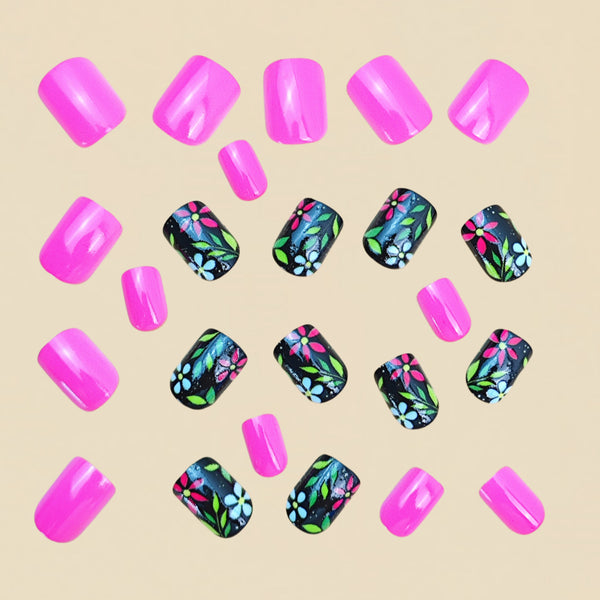 12 Sizes-24 Pcs Press On Nails Y147