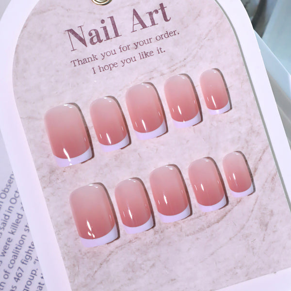 12 Sizes-24 Pcs Press On Nails JL0698