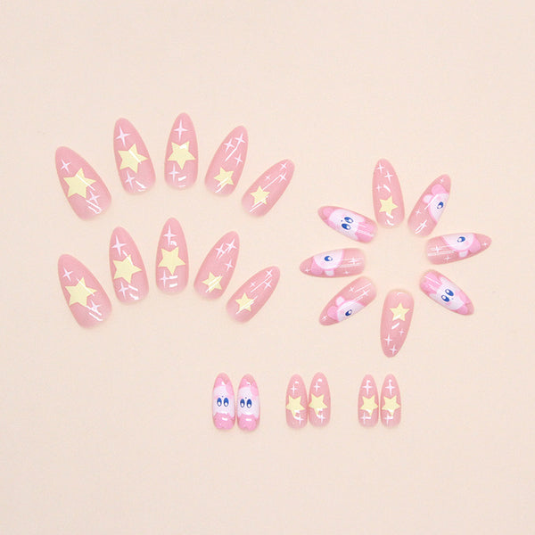12 Sizes-24 Pcs Press On Nails W837