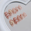 12 Sizes-24 Pcs Press On Nails R979