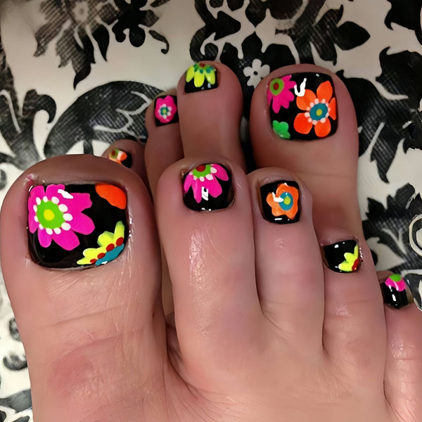 12 Sizes-24 Pcs Press On Nails Y1099