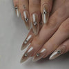 12 Sizes-24 Pcs Press On Nails Z866
