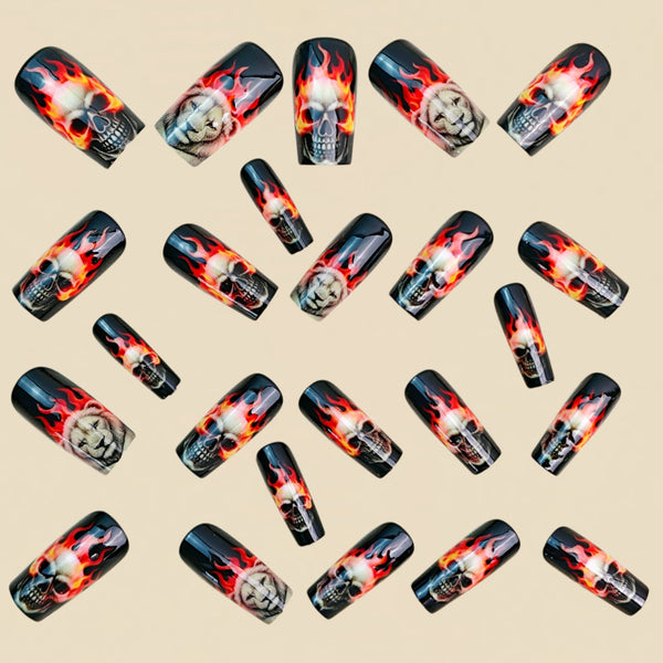 12 Sizes-24 Pcs Press On Nails y2047-24