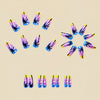 12 Sizes-24 Pcs Press On Nails Y705