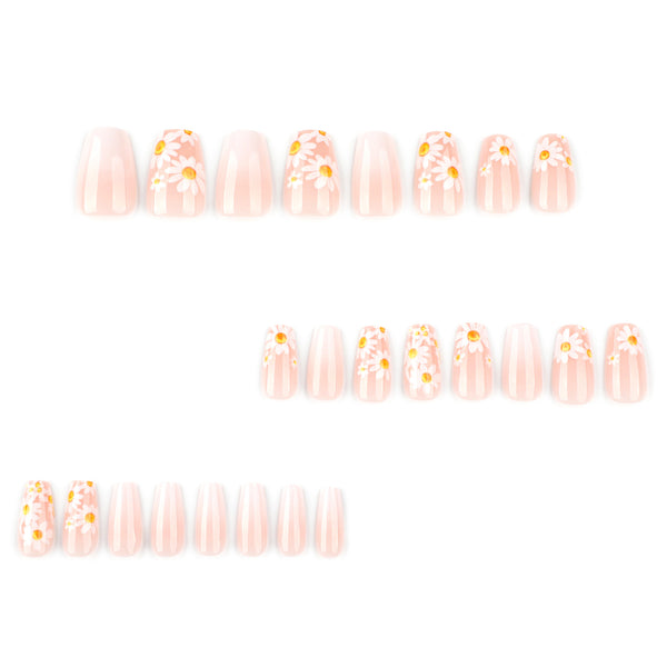 12 Sizes-24 Pcs Press On Nails JP3868