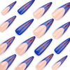 12 Sizes-24 Pcs Press On Nails JP3510