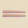 12 Sizes-24 Pcs Press On Nails Y1548