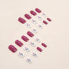 12 Sizes-24 Pcs Press On Nails W871